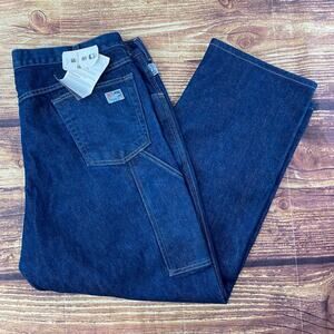 Tyndale FR Jeans Mens Size 40x32 Flame Resistant Arc-Rated Relaxed Blue Denim